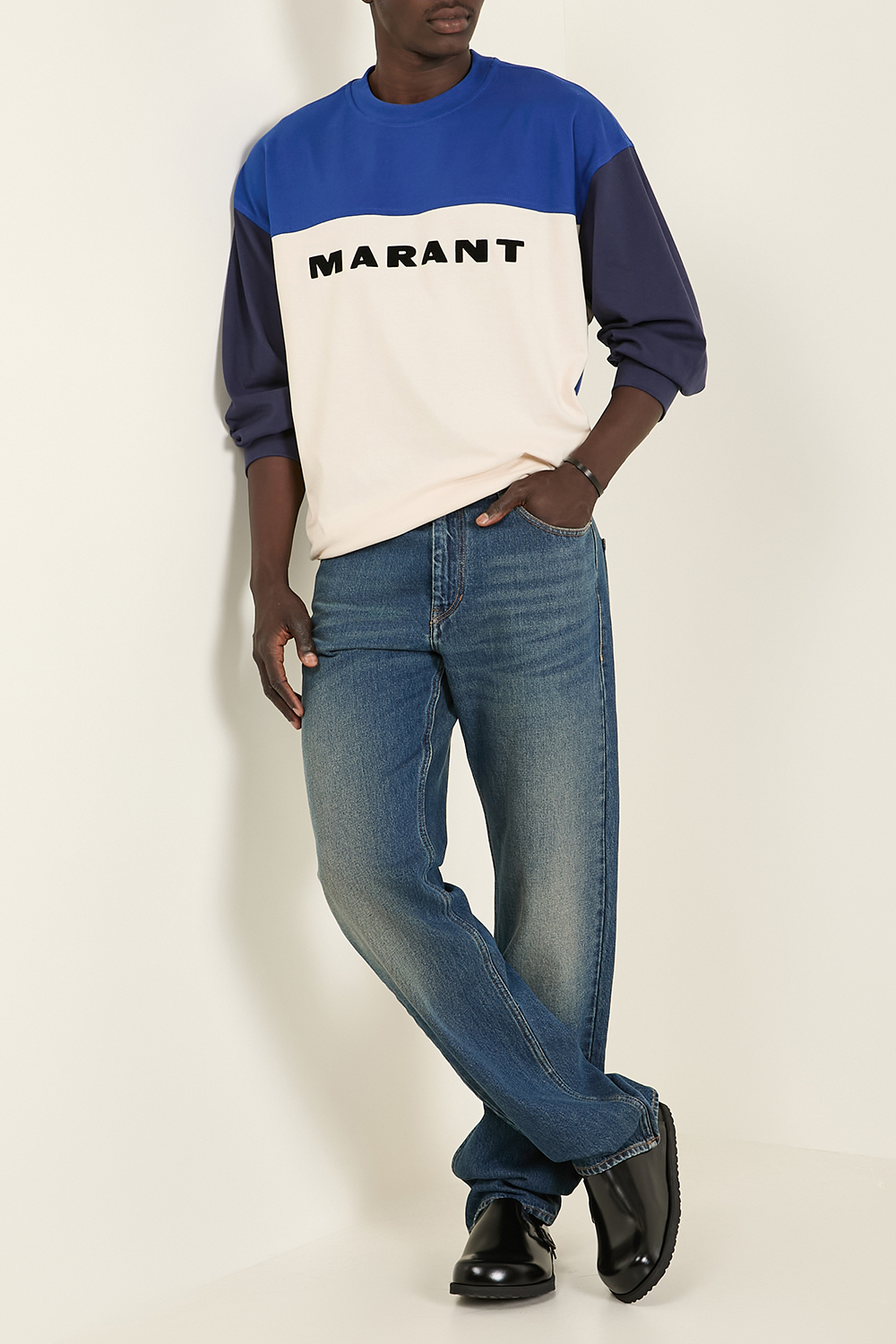 סווטשירט קולור בלוק